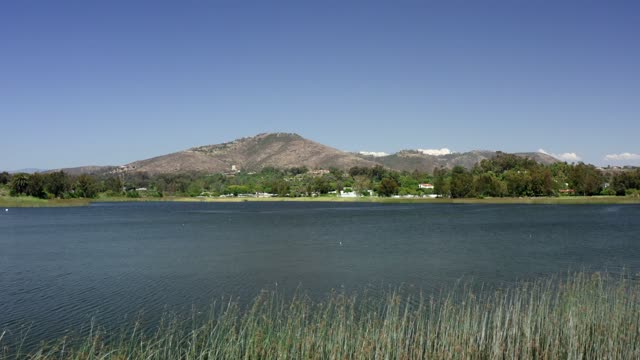 The country inland, open country and the water in Rancho Santa Fe.