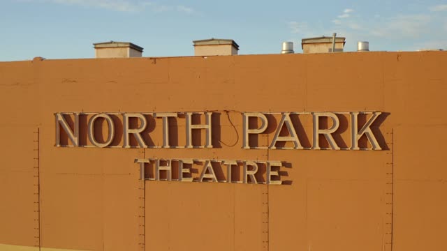 The downtown streets and the buildings in North Park.