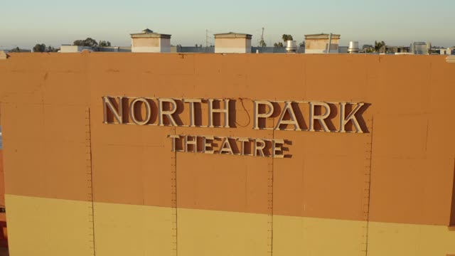 The downtown streets, the buildings and the city in North Park.