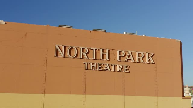 The downtown streets and the buildings in North Park.