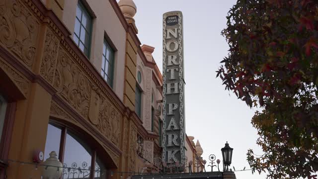 North Park Sign outside of The Observatory North Park | Video – 1