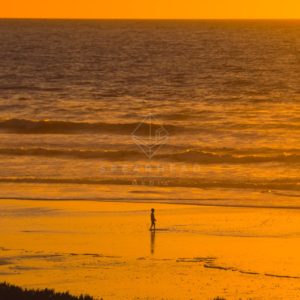 Sunset along the coast of Del Mar City Beach | Photo - 1