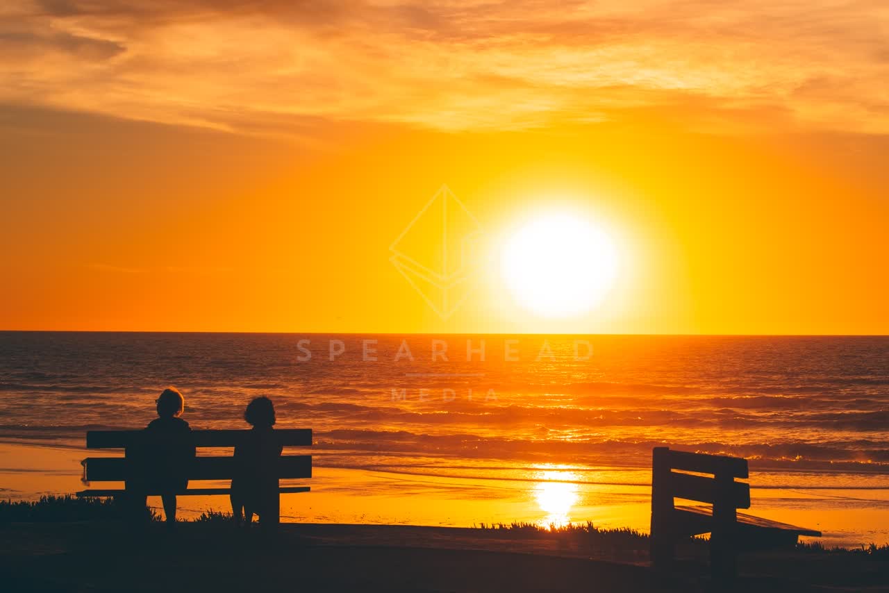 The beach, the ocean and open country in Del Mar.