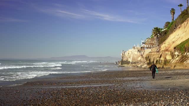 Gorgeous day at the surf spot Beacon’s Beach in Leucadia Encinitas | Video – 8