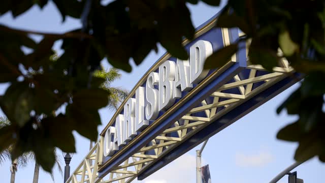 The downtown streets, the buildings and open country in Carlsbad.