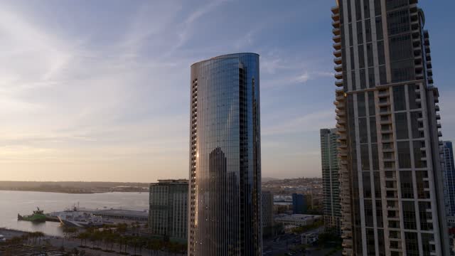 The Pacific Gate Condos by Bosa Development in Downtown San Diego | Drone Video – 2
