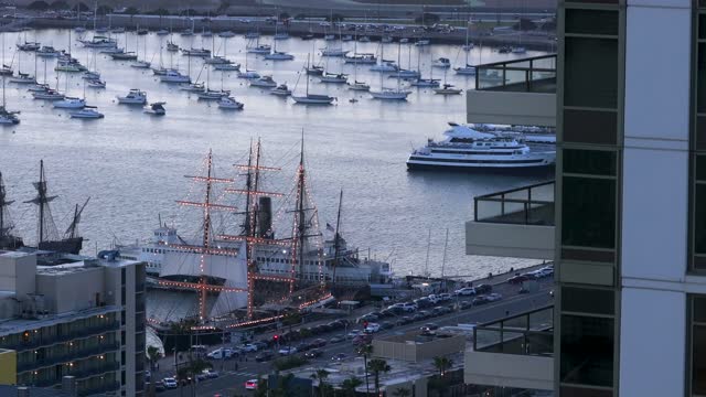 Downtown San Diego Skyline and the San Diego Bay | Drone Video – 2