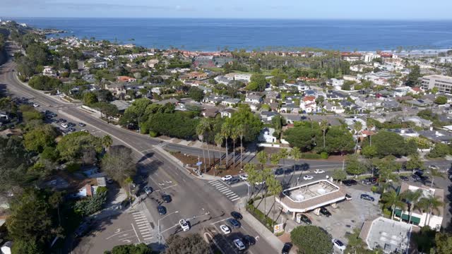 The La Jolla Sign at Torrey Pines Road and La Jolla Shores Drive | Drone Video – 1