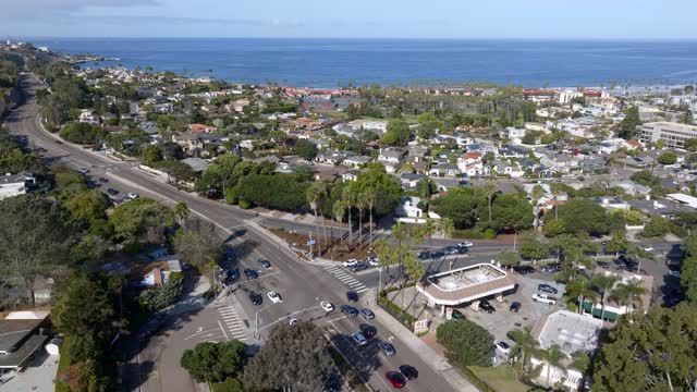 The La Jolla Sign at Torrey Pines Road and La Jolla Shores Drive | Drone Video – 2