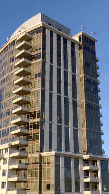 The Electra Condos Building by Bosa in Downtown San Diego | Vertical Drone Video