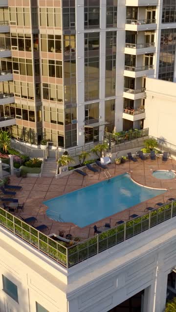 The Electra Condos Building by Bosa in Downtown San Diego | Vertical Drone Video – 1