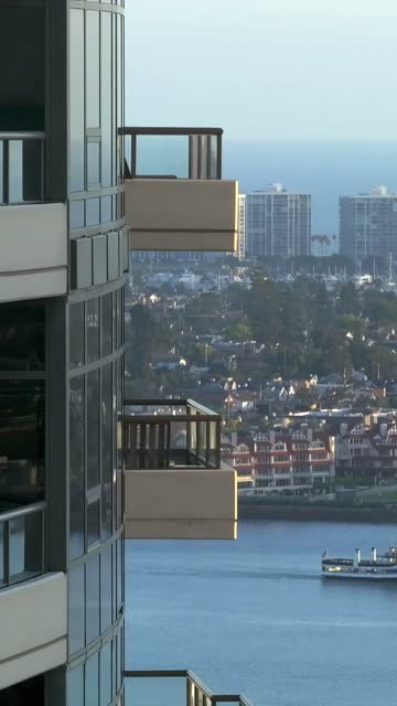 The Electra Condos Building by Bosa in Downtown San Diego | Vertical Drone Video – 4