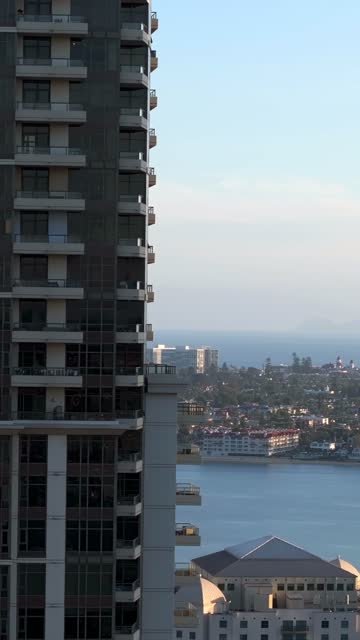 The Electra Condos Building by Bosa in Downtown San Diego | Vertical Drone Video – 6