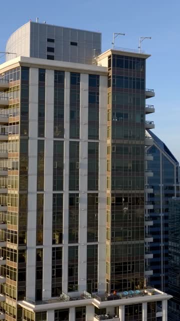 The Electra Condos Building by Bosa in Downtown San Diego | Vertical Drone Video – 9