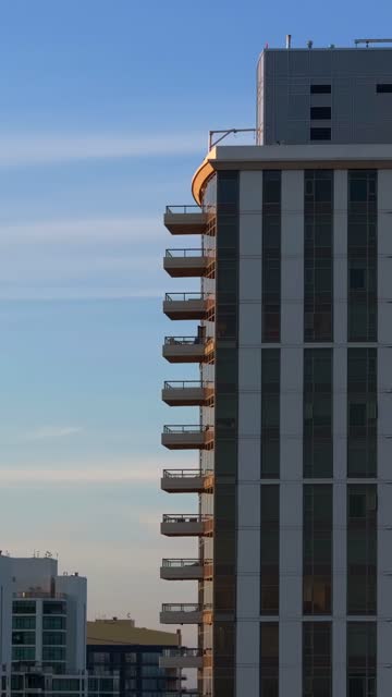The Electra Condos Building by Bosa in Downtown San Diego | Vertical Drone Video – 12