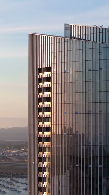 The Pacific Gate Condos Building by Bosa in Downtown San Diego | Vertical Drone Video – 3