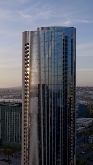 The Pacific Gate Condos Building by Bosa in Downtown San Diego | Vertical Drone Video – 6
