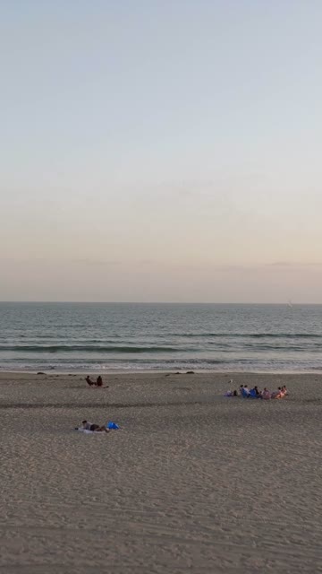 The beach, the ocean and open country at Coronado Beach.