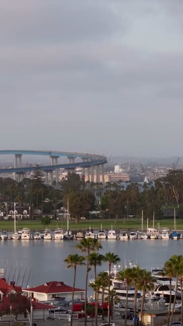 Flying over Coronado on a Beautiful Day | Vertical Drone Video – 3