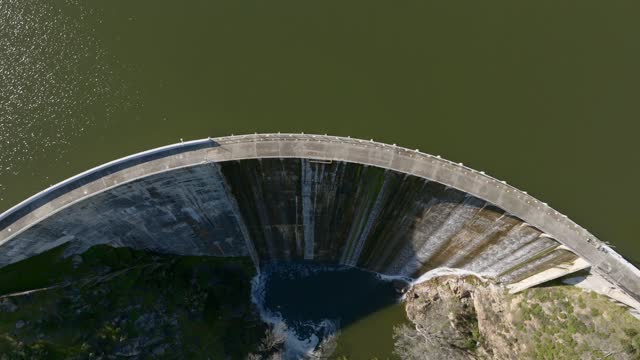 Aerial view of the country inland, open country and the water in Chula Vista.