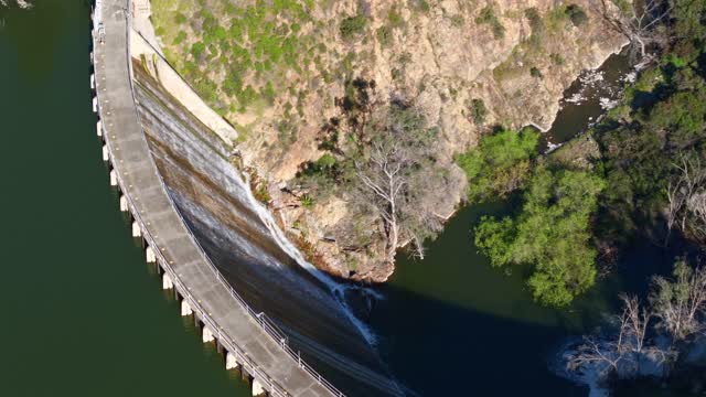 Aerial view of the country inland, open country and the water in Chula Vista.