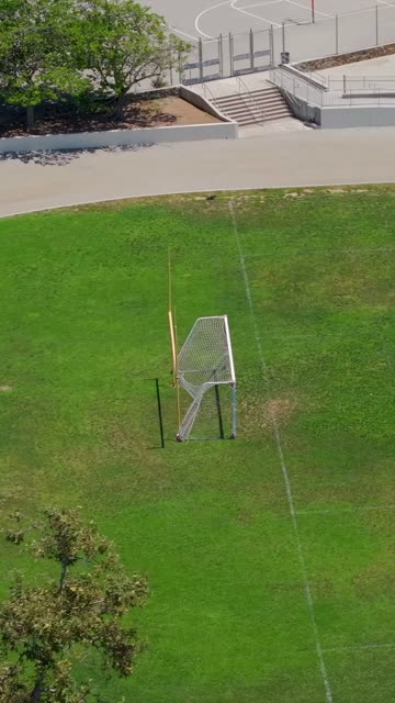 Aerial view of a park and open country in Vista.