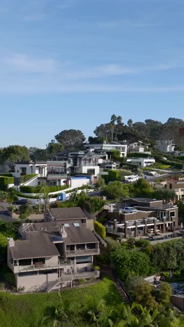 Scenic Aerial Drone Video of Del Mar California Southern California Beach Coastline