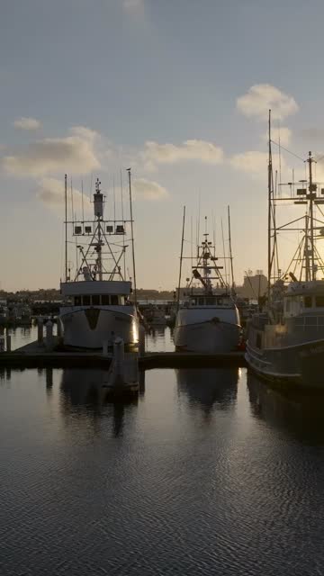 View from the water of the harbor, boats and the bay at Embarcadero.