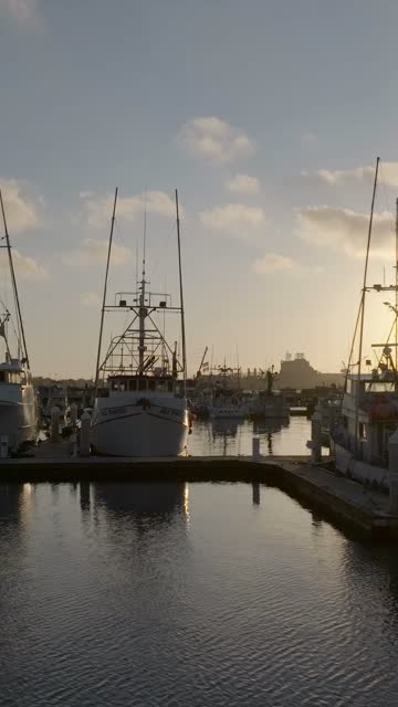 The harbor, boats and the bay at Embarcadero.