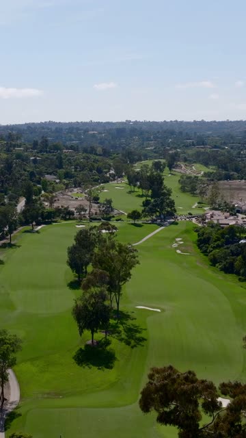 Aerial view of the country inland, homes and open country at Covenant.