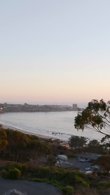 The beach, the ocean and the bay at La Jolla Shores.