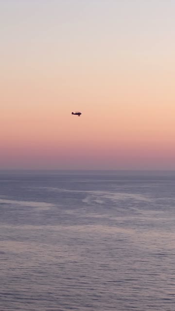 Aerial view of the country inland, the ocean and traffic at Black’s Beach.
