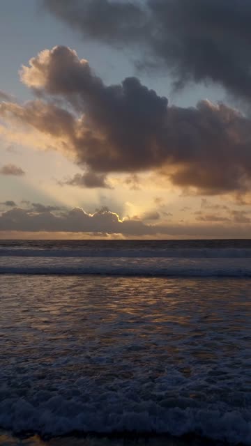 The beach, the surf and the ocean at Black’s Beach.