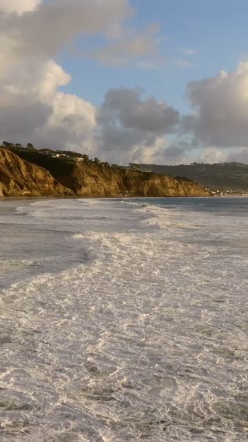 The beach, the surf and the ocean at Black’s Beach.