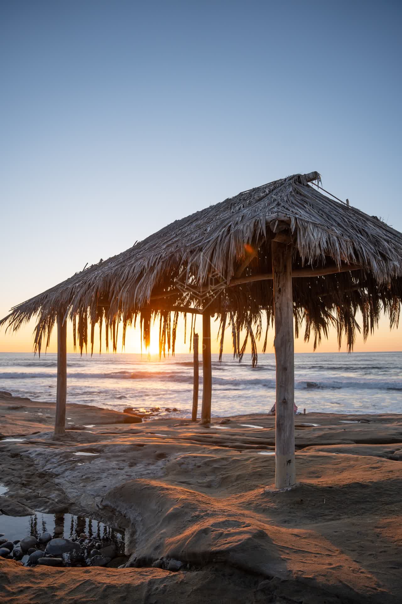 The beach, the surf and the ocean at Windansea.