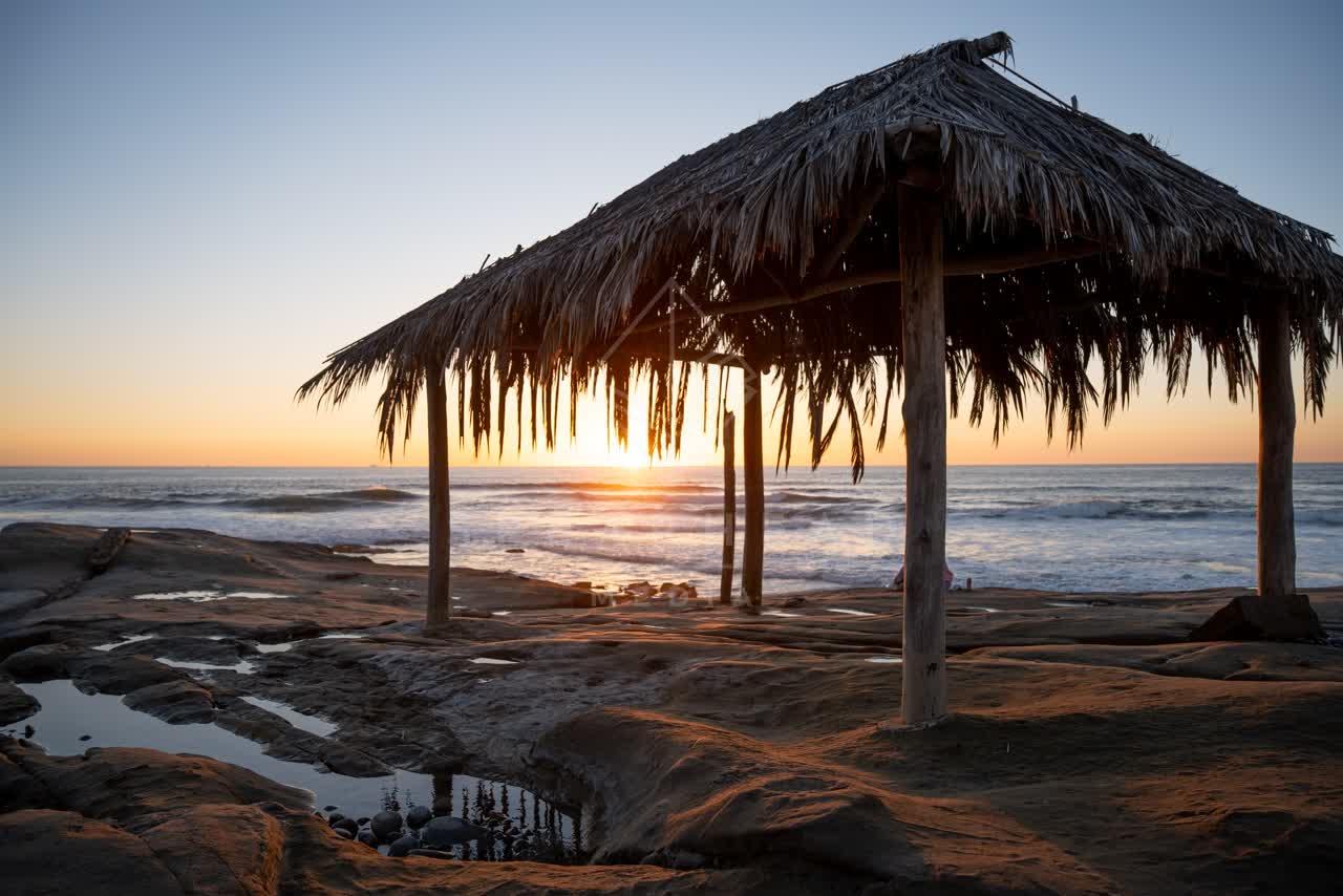 The beach, the surf and the ocean at Windansea.
