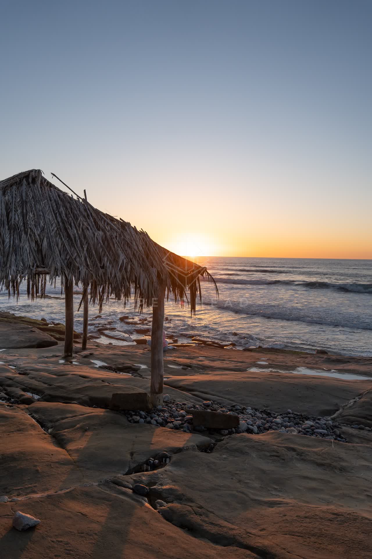 The beach, the surf and the ocean at Windansea.