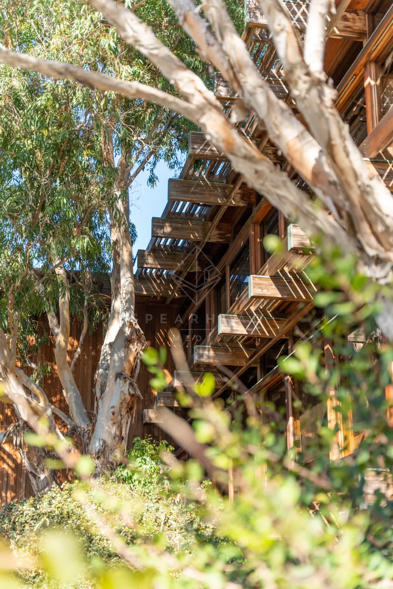 The country inland, the buildings and open country at La Jolla Shores.