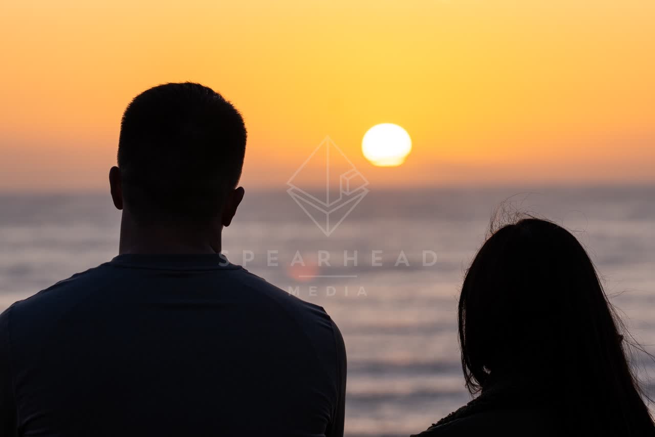 Close view of the cliffs, the ocean and open country at Sunset Cliffs.