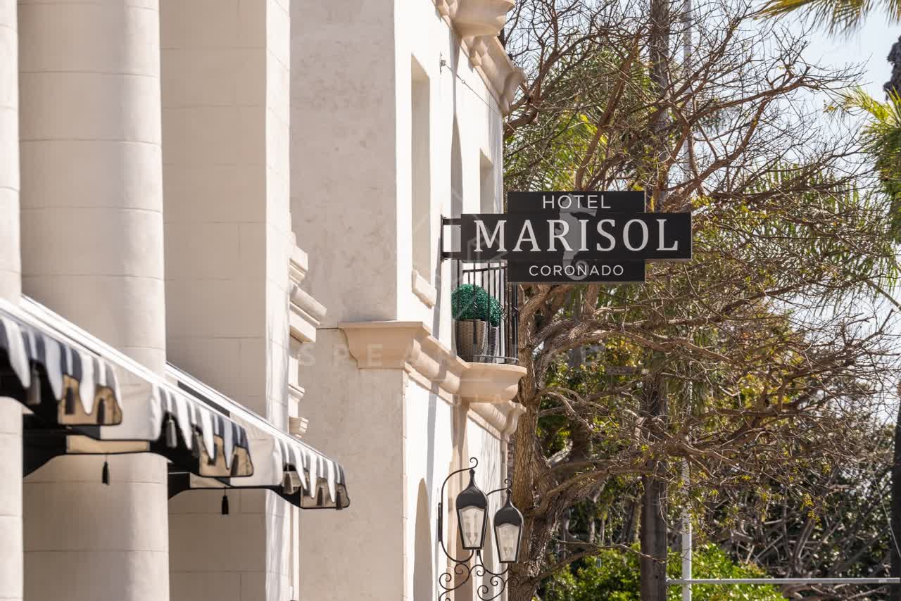 The downtown streets, the buildings and open country in Coronado.