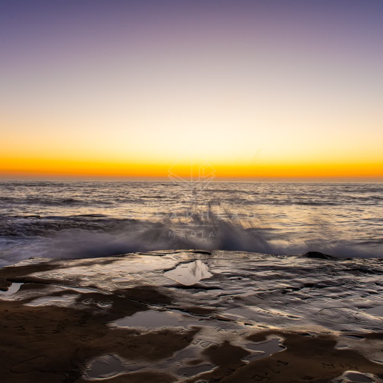 The beach, the surf and the ocean in Ocean Beach.