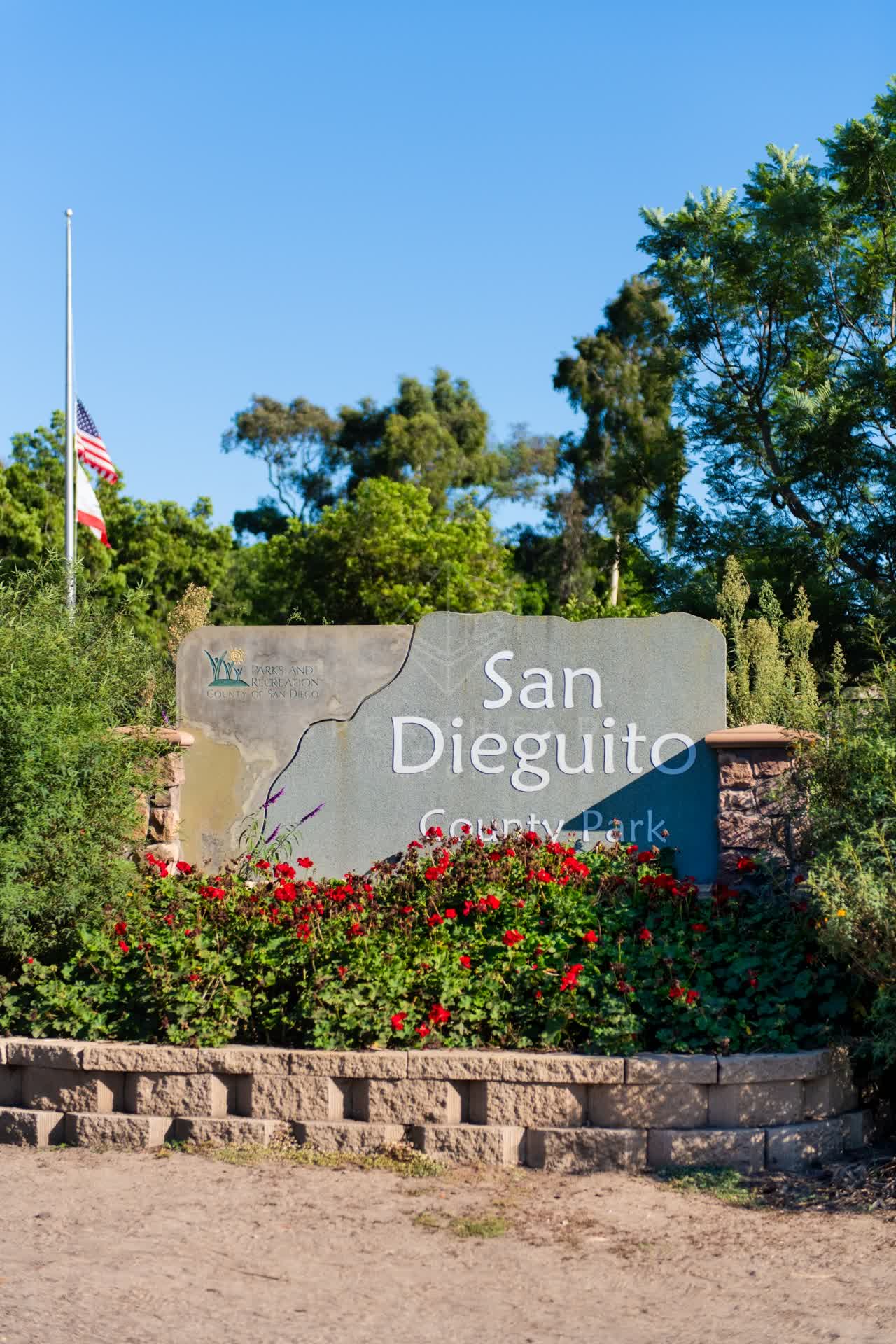 A park and open country in Solana Beach.