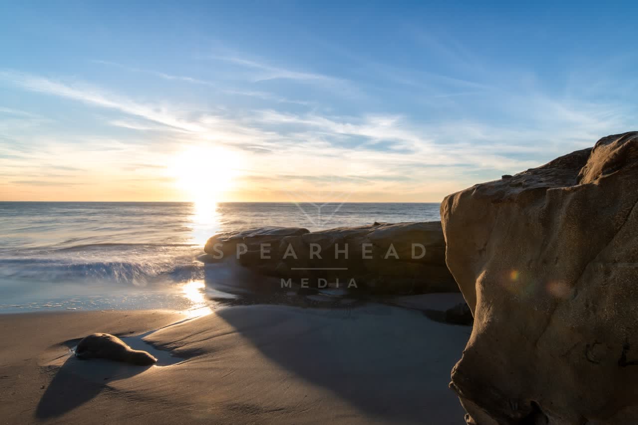 The beach, the surf and wildlife at Windansea.