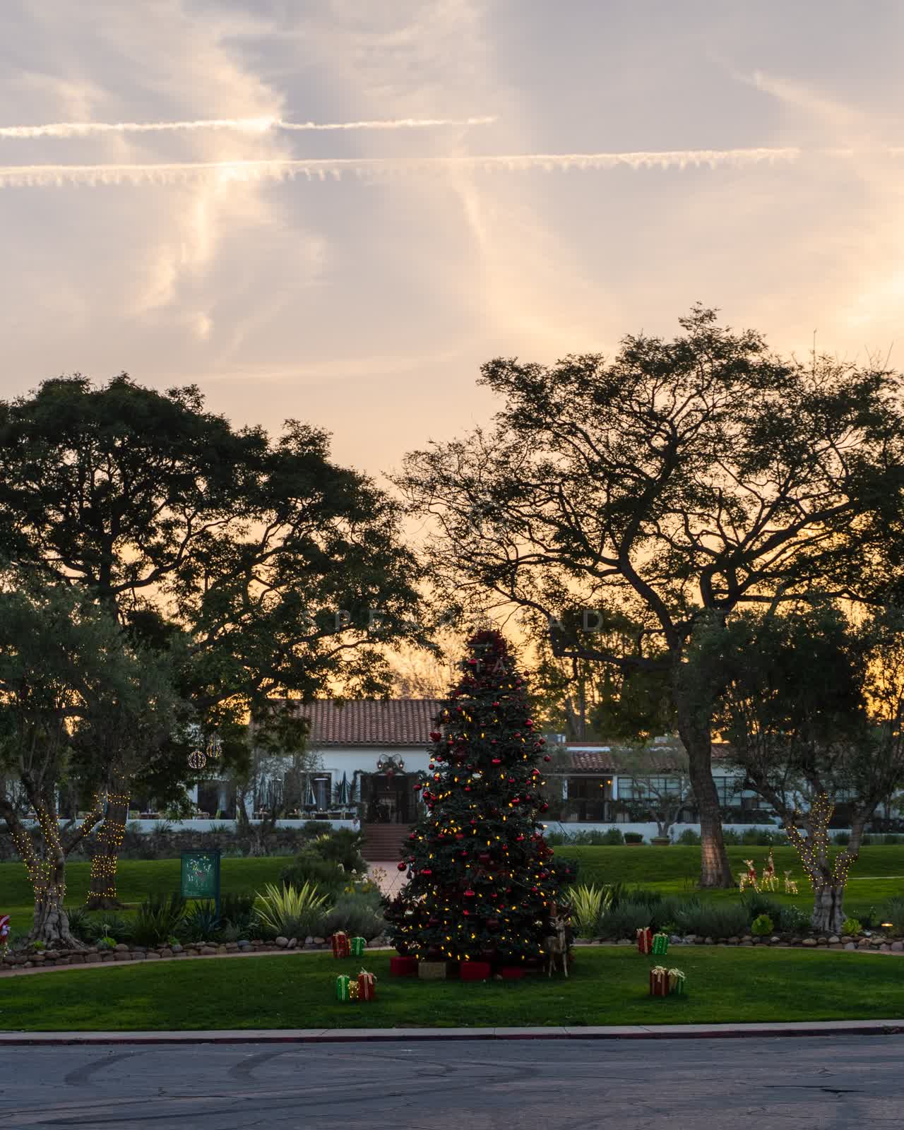 A park, homes and the buildings at Covenant.