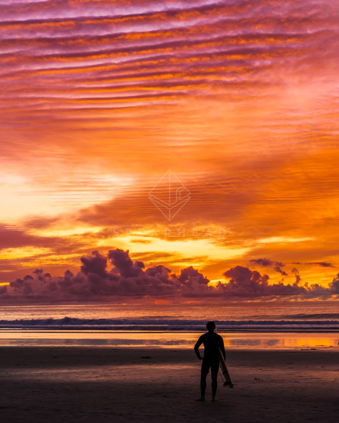 The beach, the surf and the ocean at La Jolla Shores.