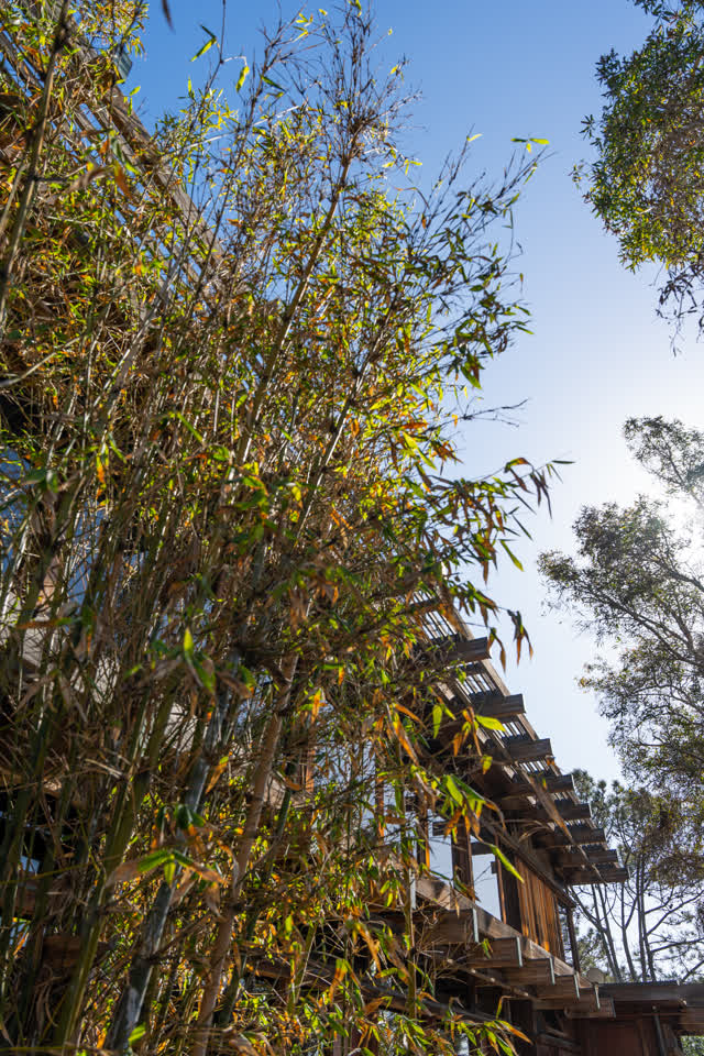 A park, the buildings and open country at La Jolla Shores.
