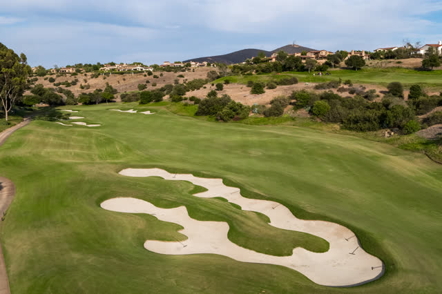 Aerial shot of Santaluz Golf Course Country Club and Golf Club | Drone Photo – 39