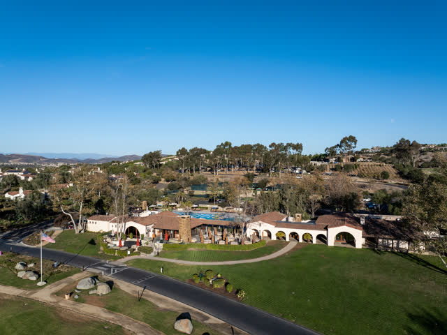 Aerial shot of Santaluz Golf Club Country Club and Golf Course | Drone Photo – 70