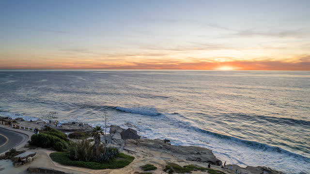 The iconic Windansea Beach in La Jolla San Diego California during Sunset | Photo – 15
