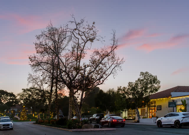 The downtown streets, homes and the buildings at Covenant.